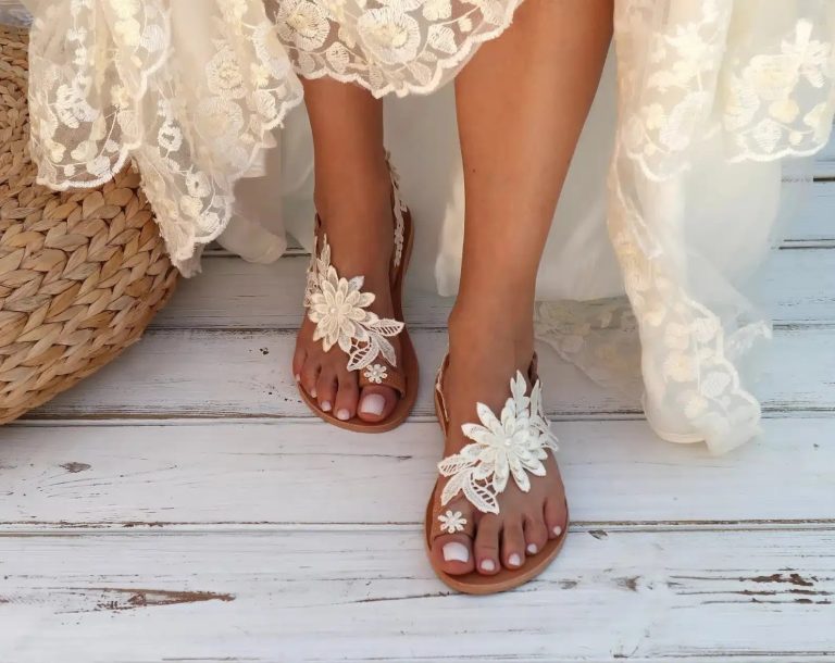 wedding sandals for bride